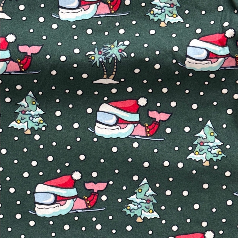 Vineyard Vines Skis and Trees Green Printed Stretch Lounge Pants Size L Unisex - Picture 3 of 14
